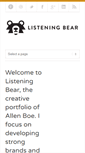 Mobile Screenshot of listeningbear.com